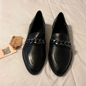 🖤NWT Rag & Co. black chain link loafers